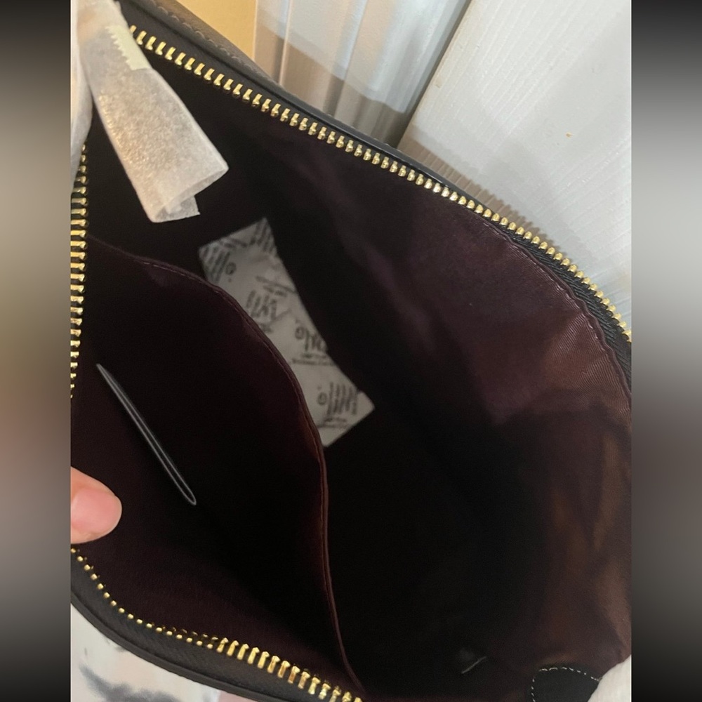 NWT!COACH Clara Shoulder Bag (COACH CE584) Gold/Black - Picture 3 of 7